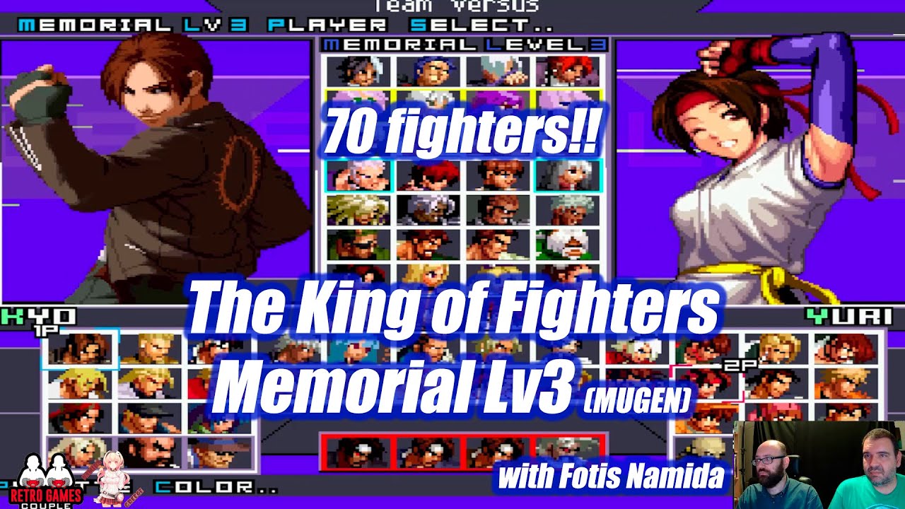 The King of Fighters: Memorial Lv3. Battles with Fotis Namida! (RGC Mugen)