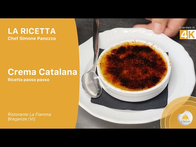 Crema Catalana - Video ricetta passo passo  Ristorante La Fiamma di  Breganze 