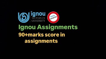 How to score 90+marks in assignments #ignousolvedassignment #ignouassignment #msczoology #assignment