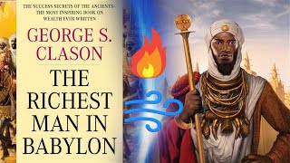 BLACK SCREEN The Richest Man in Babylon - Audiobook with fire cracking and wind howling, fall asleep