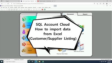 SQL Account Cloud - XLS Import (Cust/Supp List)