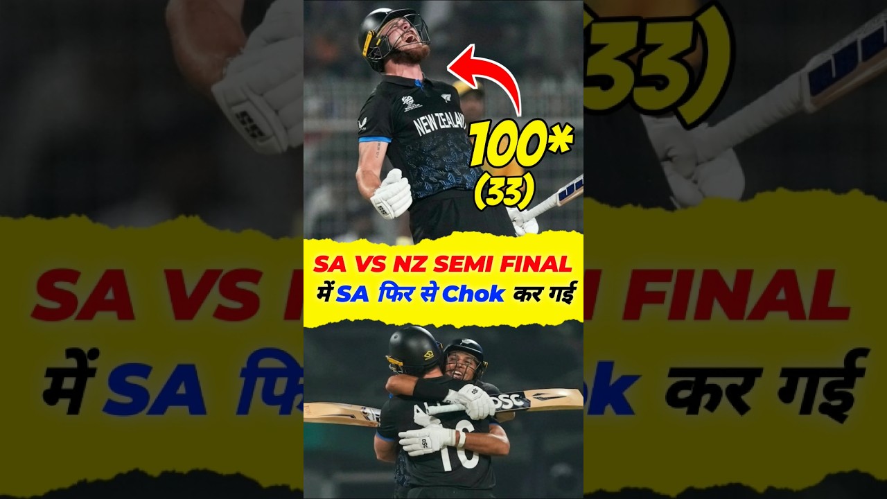 “Finn Allen’s MONSTER 100! 🔥 SA vs NZ Semi Final Shock!”* | 