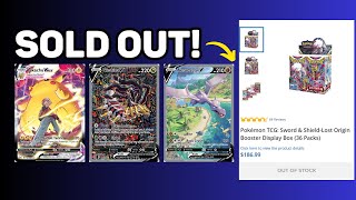 Lost Origin Booster Boxes are SOLD OUT.