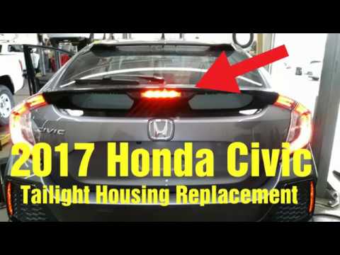 2017 Civic Rear Brake Light Bulb/Housing Replacement - YouTube