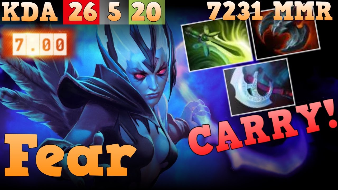 Carry Vengeful Spirit in the new patch 7.00 by Fear. Dota 2 full game.