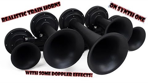 Realistic Locomotive Train Horns on Synth One
