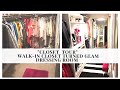 "CLOSET TOUR" Walk-in closet turned glam dressing room.