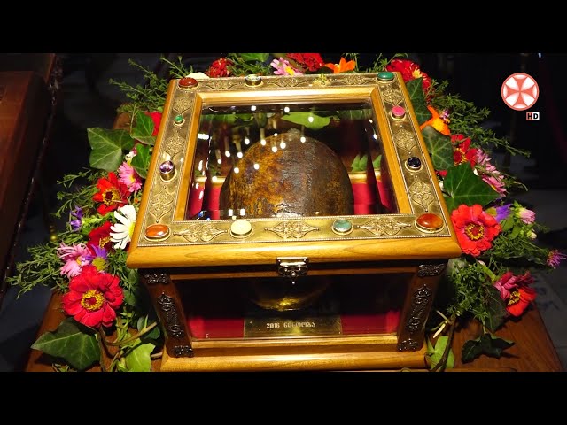 სიონის საპატრიარქო ტაძარში წმინდა თომა მოციქულის წმინდა ნაწილია გამობრძანებული