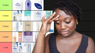 RANKING ALL THE SUNSCREENS I'VE TRIED IN THE LAST YEAR | CHEMICAL & MINERAL SUNSCREEN REVIEW 2023