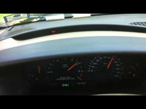 1998 Chrysler Town & Country Instrument Cluster Test Sequence