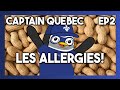 Captain quebec   allergies