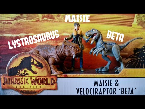 Jurassic World Dominion Maisie & Velociraptor 'Beta