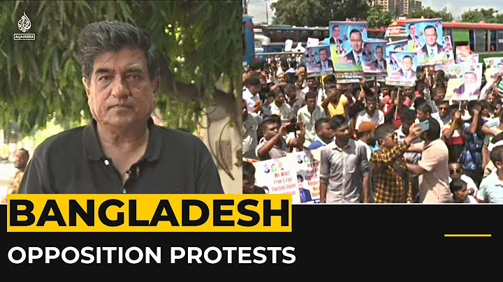 Demonstrators in Bangladesh call for government's resignation