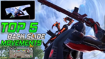 TOP 5 COD HAREESH BACK SLIDE MOVEMENTS | TIPS AND TRICKS (COD MOBILE) GUIDE/TUTORIAL (PART - 2)
