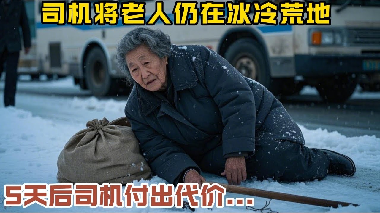 长途车司机将老人仍在荒凉冰冷的地方，5天后司机付出了代价