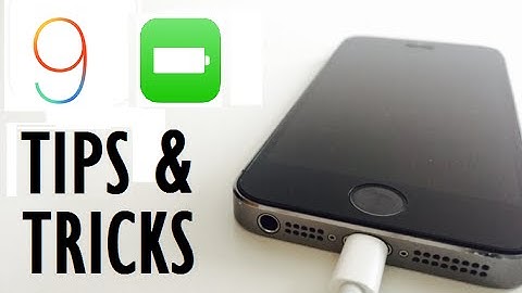 How to save battery on iPhone - iOS 9 Tips and Tricks