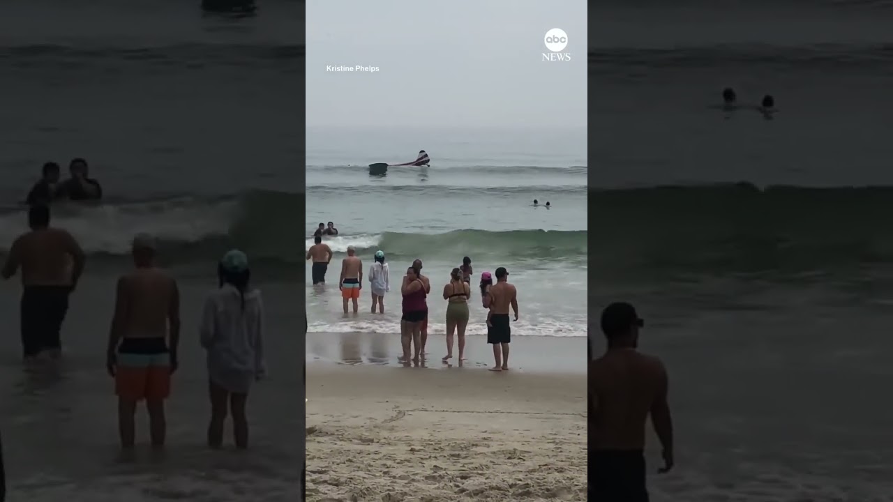 Miraculous Plane Rescue at Sea by Beach Heroes!