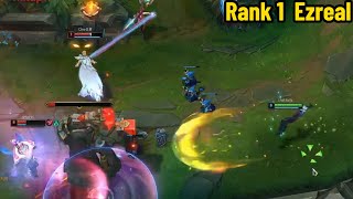Rank 1 Ezreal: HOW THIS GUY CARRY IN KOREAN CHALLENGER!