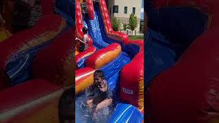 SLIDE INTO SUMMER #LastDayofSchool #SloMo Jean Massieu School of the Deaf has the coolest field day!