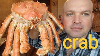 МУКБАНГ КРАБ/ОБЖОР/MUKBANG crabs 🦀