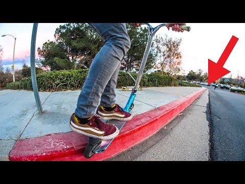 GRIND ON SCOOTER! - YouTube