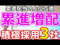 【累進配当の上位互換登場!】時代は累進配当➡累進「増配」へ!積極採用3銘柄公開