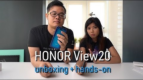 HONOR View20 unboxing and hands-on video by TechNave.Com
