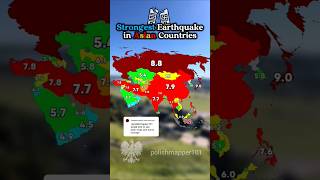 Strongest Earthquake In Asian Countries