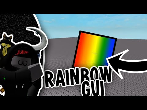 How To Make A Color Changing Gui Rainbow Gui Roblox Studio Tutorial Youtube - rainbow gui roblox