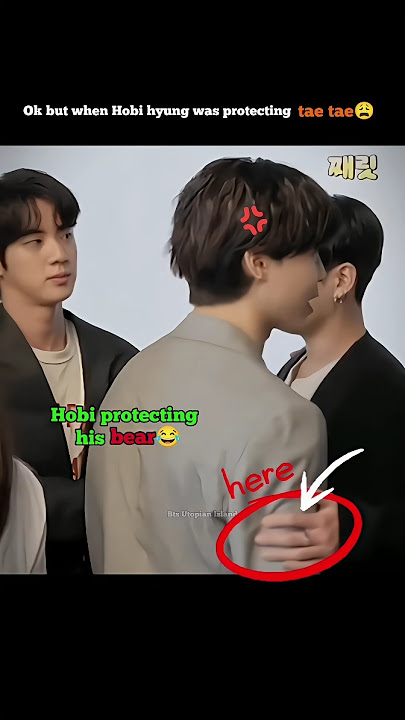 Hobi saved V from angry Jimin😩|#bts #shorts