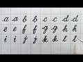 How to write cursive handwriting | Cursive handwriting practice | Cursive letter abcd