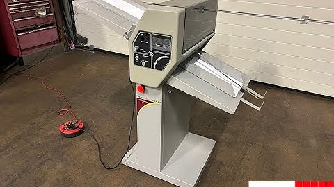 Fully serviced Morgana FRN5 rotary numbering machine with perforation   Gab Supplies Ltd   1996