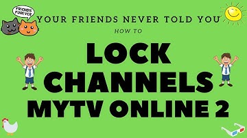 How To Lock Channels - MyTV Online 2 - Formuler Z8 Z10 - Dreamlink T3 2022 GTV