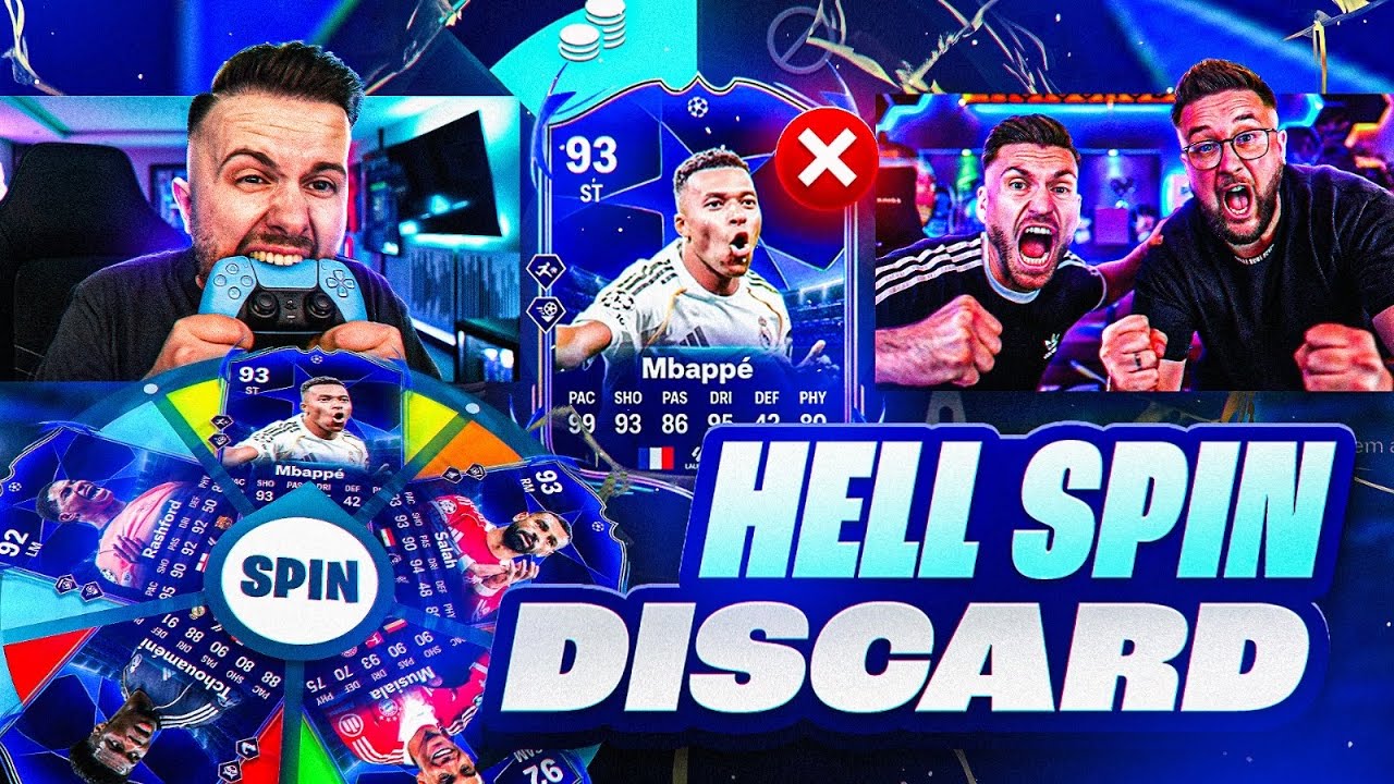 Einer sitzt KOMPLETT im LOCH 🕳️😂 HELL SPIN DISCARD Battle vs @TisiSchubech 🔥