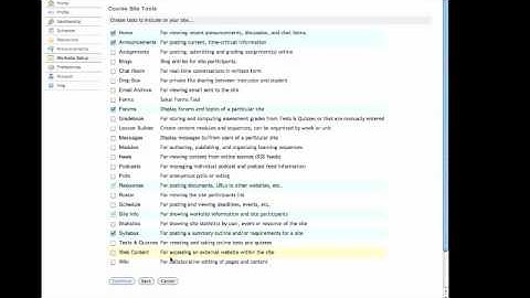 Creating a Grouped Course Site in Sakai 2011