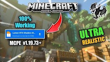 [ 1.19.73+ Support ] 😍 New RTX Type Shader for MCPE 1.19+ (Render Dragon)