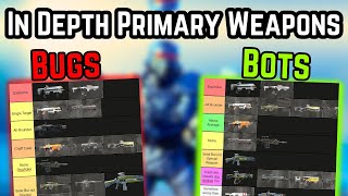 Ranking EVERY Primary Weapon Tierlist After Patch Helldivers 2 Polar Patriots Update