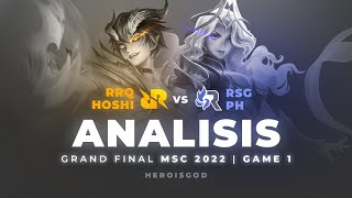 ANALISIS RRQ Hoshi vs RSG PH | GRAND FINAL MSC 2022