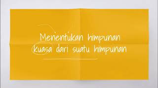 Bagaimanakah cara menentukan himpunan kuasa?