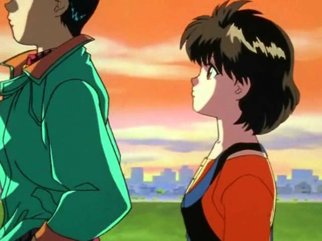 Them ❤️‍🔥 #yyh #yusuke #yusukeurameshi #keiko #keikoyukimura #yuyuhak, yusuke seeing everyone crying over him