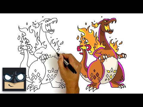 How To Draw Gigantamax Charizard | Pokemon Sword and Shield