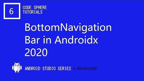 Bottom navigation Bar in androidx