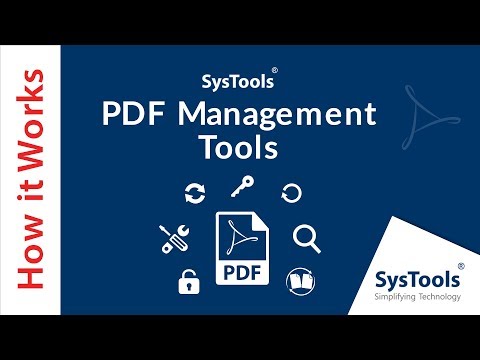 SysTools PDF Management Tools | Manage PDF Files Easily !