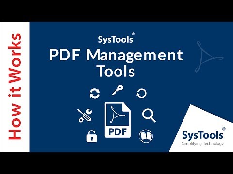 SysTools PDF నిర్వహణ సాధనాలు | PDF ఫైళ్ళను సులభంగా నిర్వహించండి!