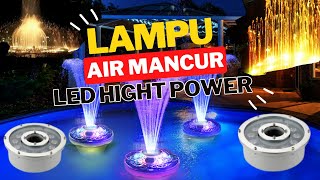 REVIEW & INSTALLATION OF LEAK-PROOF AND SHORT-CIRCUIT-FREE FOUNTAIN LIGHTS || HIGH-POWER LED WATE...