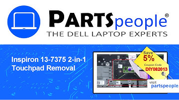 Dell Inspiron 13-7375 2-in-1 (P69G002) Touchpad How-To Video Tutorial