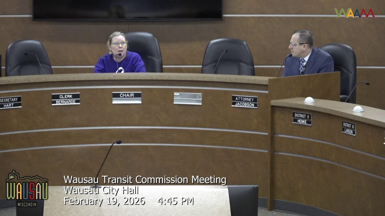 Wausau Transit Commission Committee Meeting - 2/19/26