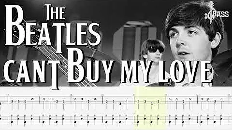 The Beatles - Can't Buy Me Love (Bass + Drum Tabs) By Paul McCartney & Ringo Starr