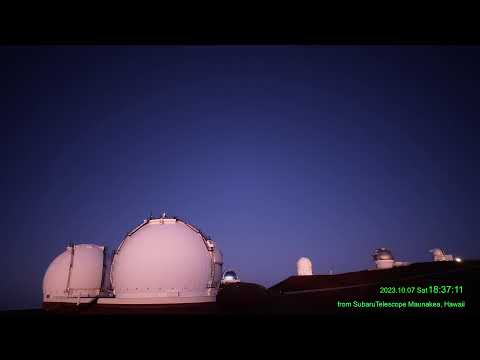 Meteor Shower and Starry skies 24/7 LIVE from the Subaru Telescope on MaunaKea, Hawaii