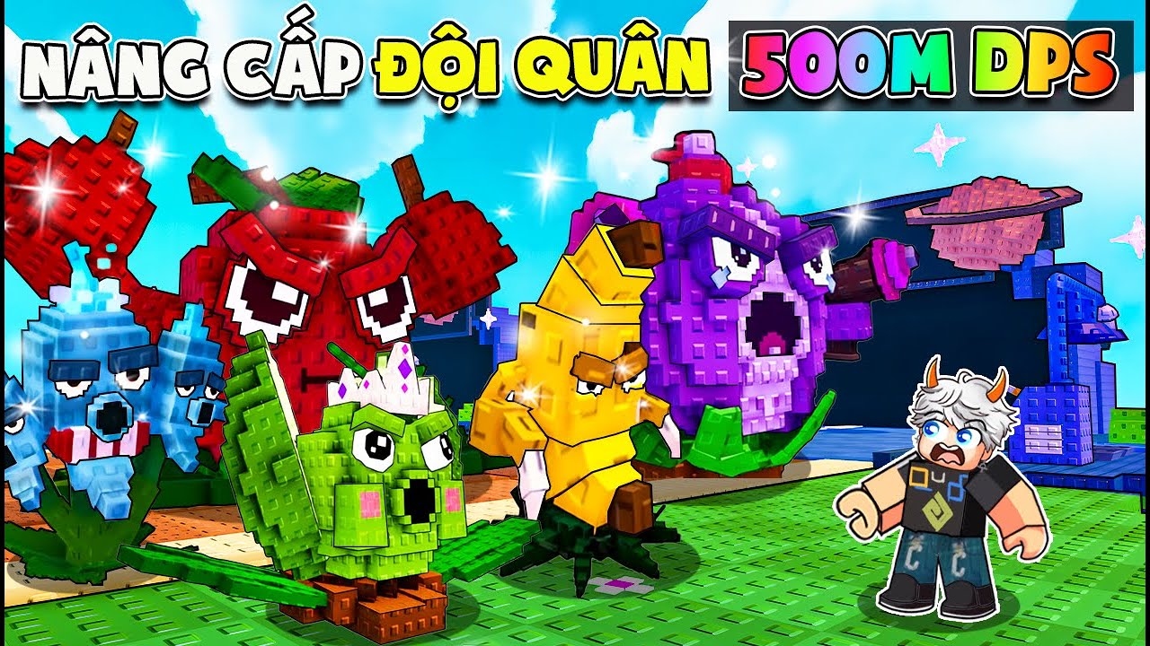 FOXP TRỒNG 7900 HẠT GIỐNG VÀ HÀNH TRÌNH NÂNG CẤP ĐỘI QUÂN 500TR DAME TRONG PLANT VS BRAINROT!